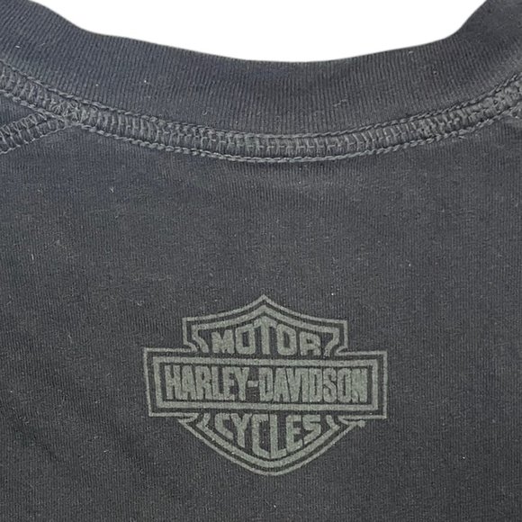 Harley-Davidson Men’s Skull Long Sleeve Tee Shirt Large - Picture 4 of 6